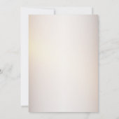 Invitation Fête d'anniversaire Golden Orange White Flowers ru (Dos)