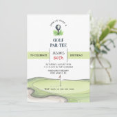 Invitation Fête d'anniversaire Golf PAR-TEE (Debout devant)