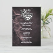 Invitation Fête d'anniversaire gothique ensorcelante d'Hallow (Debout devant)