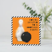 Invitation Fête d'anniversaire Halloween (Debout devant)