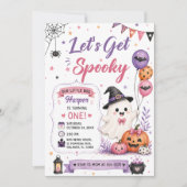 Invitation Fête d'anniversaire Halloween épouvantable (Devant)