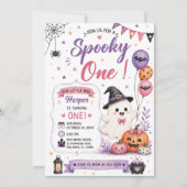 Invitation Fête d'anniversaire Halloween Spooky One (Devant)