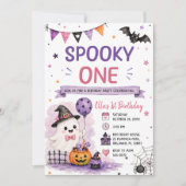Invitation Fête d'anniversaire Halloween Spooky One (Devant)