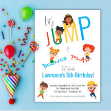 Fête d'anniversaire Jump Bounce Play Trampoline Pa