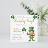 Invitation Fête d'anniversaire-Lutin (Debout devant)