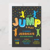Invitation Fête d'anniversaire Maison à Ressort (Devant)