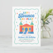 Invitation Fête d'anniversaire Maison à Ressort (Debout devant)