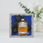 Invitation Fête d'anniversaire Mans Whiskey (Debout devant)