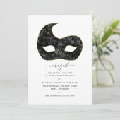 Invitation Fête d'anniversaire Mardi Gras (Debout devant)