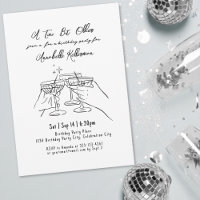 Fête d'anniversaire Martini Noir Blanc
