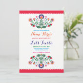 Invitation fête d'anniversaire mexicaine Fiesta (Debout devant)
