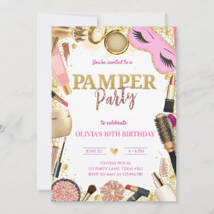 Invitation Fête d'anniversaire mignonne de gâterie