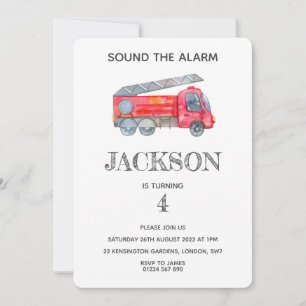 Invitation Fête d'anniversaire minimaliste moderne