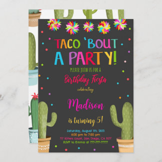 Invitation Fête d'anniversaire modifiable