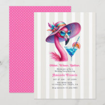 Fête d'anniversaire Older Wiser Hotter Hot Pink Ma