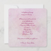 Invitation Fête d'anniversaire papillon (Dos)