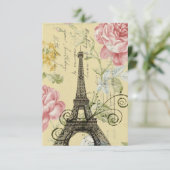 Invitation fête d'anniversaire parisienne (Debout devant)