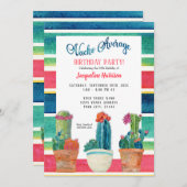 Invitation Fête d'anniversaire pas comme les autres Cactus de (Devant / Derrière)