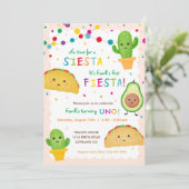 Invitation Fête d'anniversaire - pas de temps pour la sieste (Debout devant)