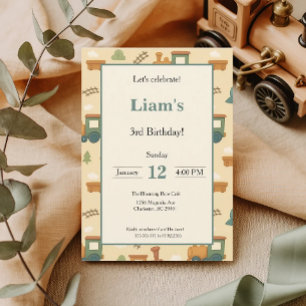Invitation Fête d'anniversaire personnalisée pour enfants sur