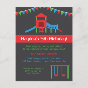 Invitation Fête d'anniversaire personnalisée pour enfants sur