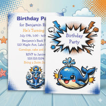 Fête d'anniversaire personnalisée pour garçon sur