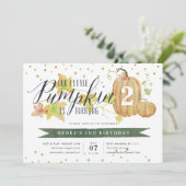 Invitation Fête d'anniversaire personnalisée sur le thème de  (Debout devant)