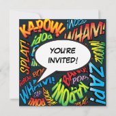 Invitation Fête d'anniversaire photo fun moderne (Dos)