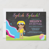 Fête d'anniversaire Piscine Toboggan aquatique Tab