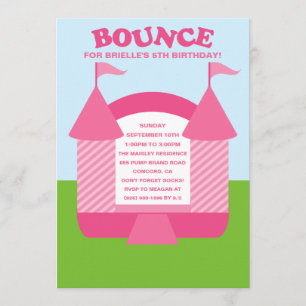 Invitation Fête d'anniversaire pleine d'entrain de Chambre de