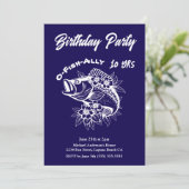 Invitation Fête d'anniversaire-Poisson (Debout devant)