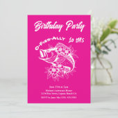 Invitation Fête d'anniversaire-Poisson (Debout devant)