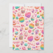 Invitation Fête d'anniversaire Pop-It Candyland (Dos)