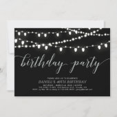 Invitation Fête d'anniversaire pour adultes (Devant)