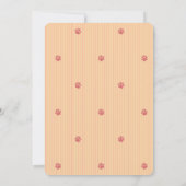 Invitation Fête d'anniversaire pour chiot mignon moderne (Dos)