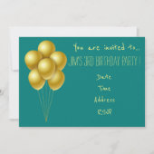 Invitation Fête d'anniversaire pour enfant en bas âge (Devant)