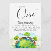 Invitation Fête d'anniversaire pour enfants (Devant)