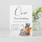 Invitation Fête d'anniversaire pour enfants (Debout devant)