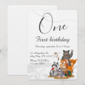 Invitation Fête d'anniversaire pour enfants (Devant / Derrière)