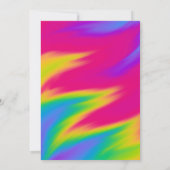 Invitation Fête d'anniversaire pour enfants avec confettis ar (Dos)