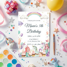 Fête d'anniversaire pour enfants avec créatures fa