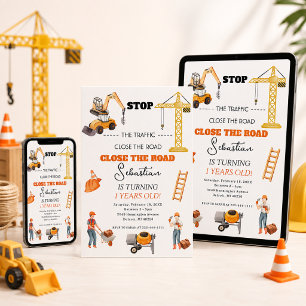 Invitation Fête d'anniversaire pour enfants de 1 an avec cami