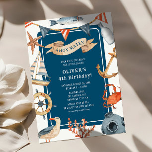 Invitation Fête d'anniversaire pour enfants sur le thème de l