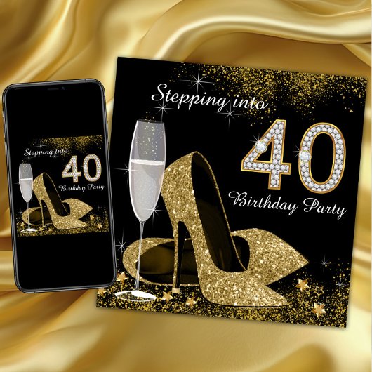 Invitation Fête d'anniversaire pour entrer dans la quarantain