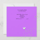 Invitation Fête d'anniversaire pour filles de 13 ans (Dos)