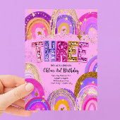 Invitation Fête d'anniversaire pour filles de 3 ans