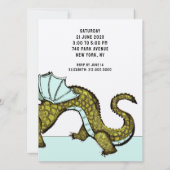 Invitation Fête d'anniversaire pour garçons (Dos)