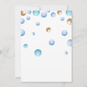 Invitation Fête d'anniversaire pour les 7 ans, garçon aux bal (Dos)