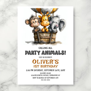 Invitation Fête d'anniversaire pour tous les fêtards
