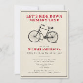 Invitation Fête d'anniversaire pour un événement marquant ave (Devant)